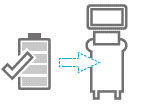 Use ultrasound equipment with battery when AC power is unavailable : BatteryAssist™ 